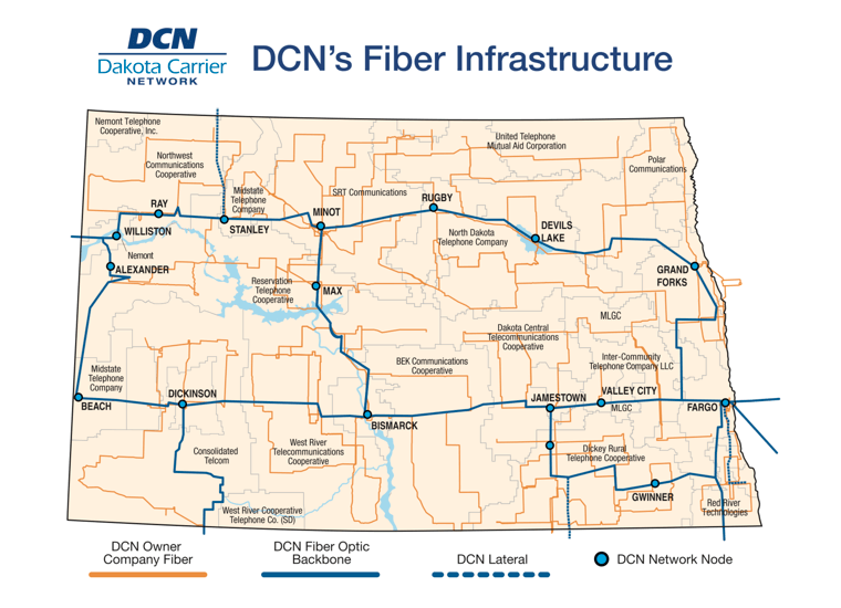 DCN Fiber Infrastructure Courtesy DCN