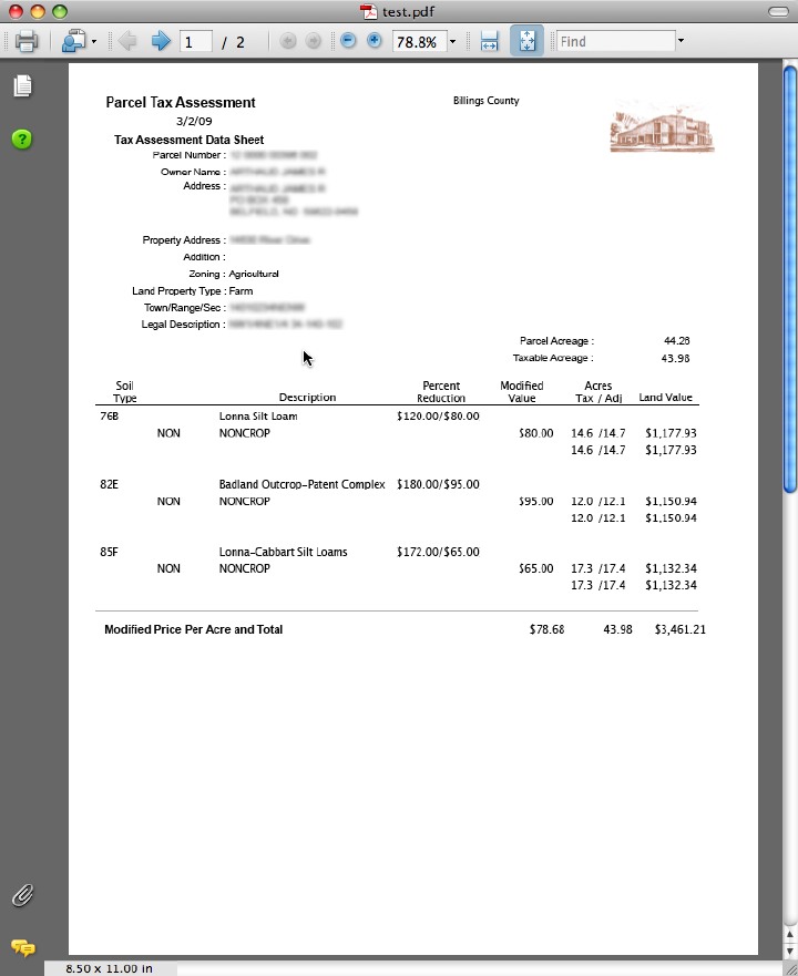 Tax Report